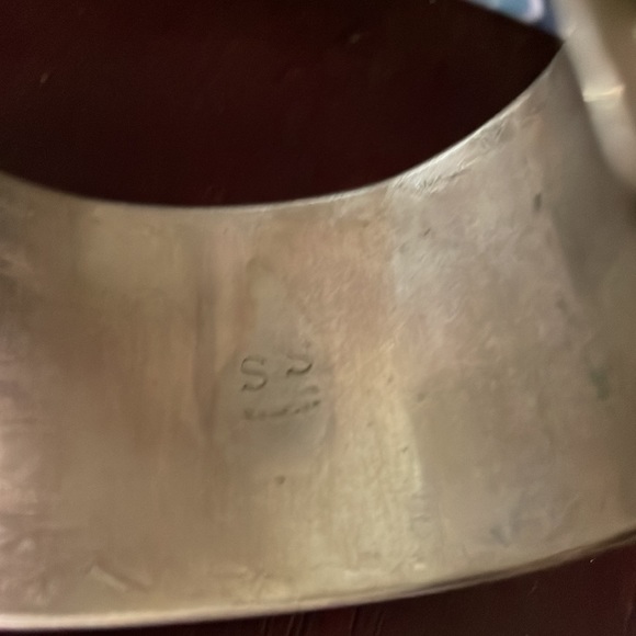 Turquoise Cuff SS Large/Heavy - Picture 3 of 3